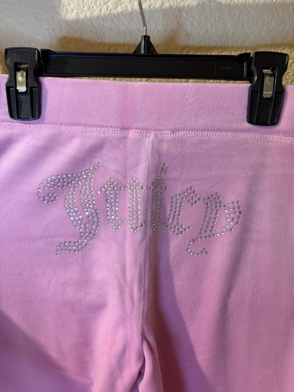 Juicy Couture Pink Velour Tracksuit Hoodie Pants Set Medium NWT - Picture 7 of 8